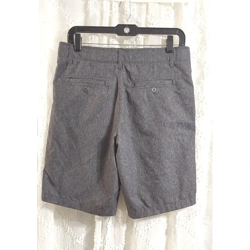 Swiss‎ Tech Mens Performance Hybrid Shorts Heathered Charcoal Gray Size 30